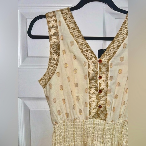 Bohemian Cotton Maxi Dress NWT - Picture 2 of 10